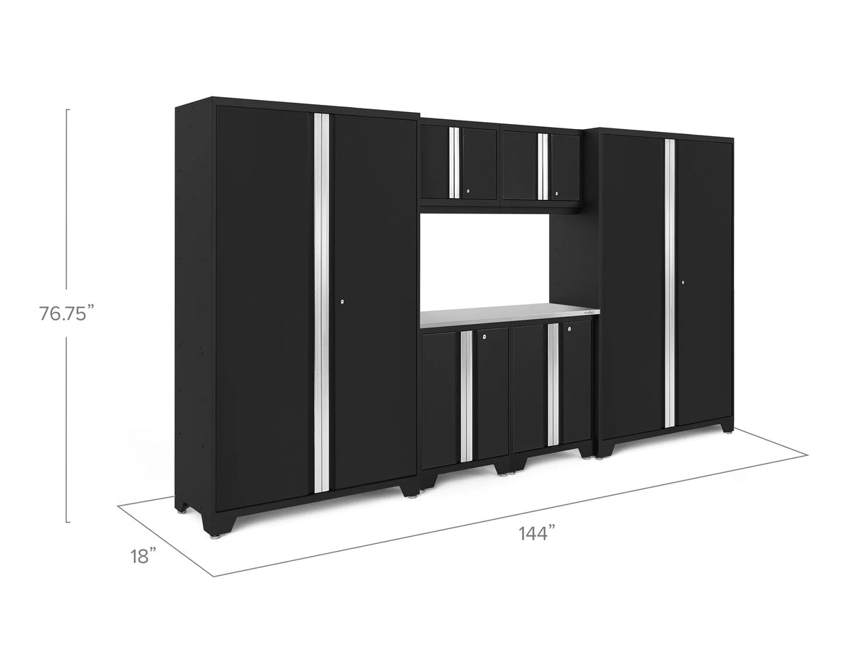 Bold Series 7 Piece Cabinet Set with 48 In. RTA Locker