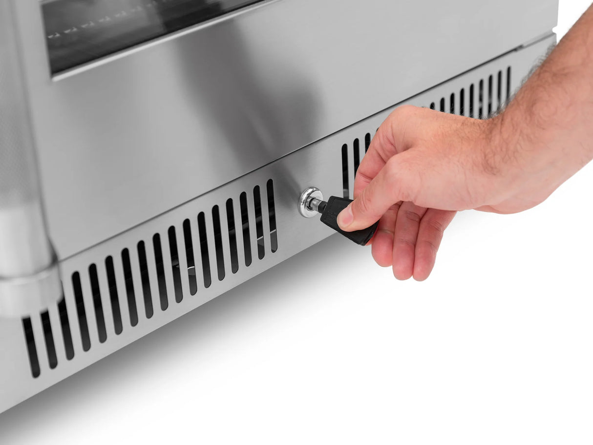 24 In. Under-Counter Fridge with Glass Door