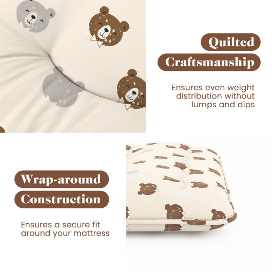 Foldable Futon Mattress with Washable Cover and Carry Bag for Camping-Queen Size