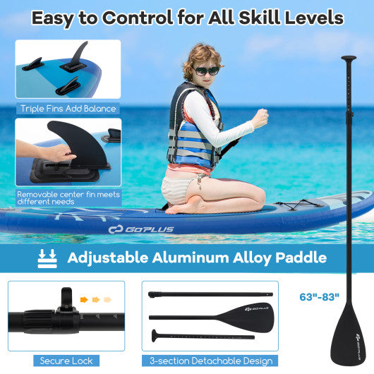 Inflatable Stand Up Paddle Board Sup Board with Premium SUP Accessories-L