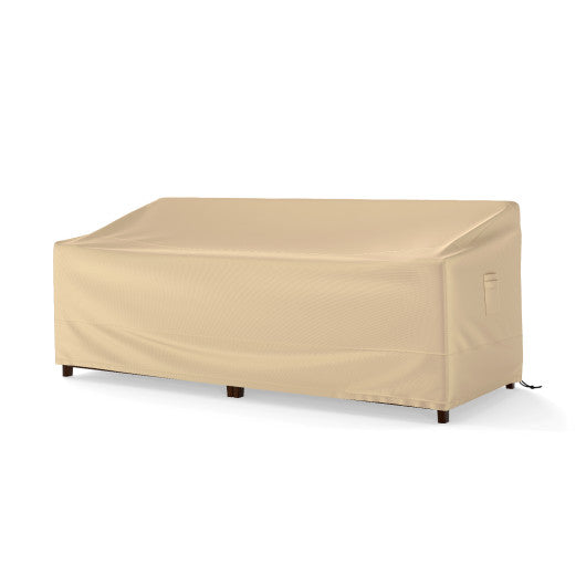 Patio Furniture Cover with Padded Handle and Click-Close Straps-77 x 43 x 30 inches