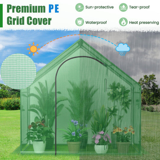 Portable Outdoor Warm House with PE Cover and Roll-up Zippered Door