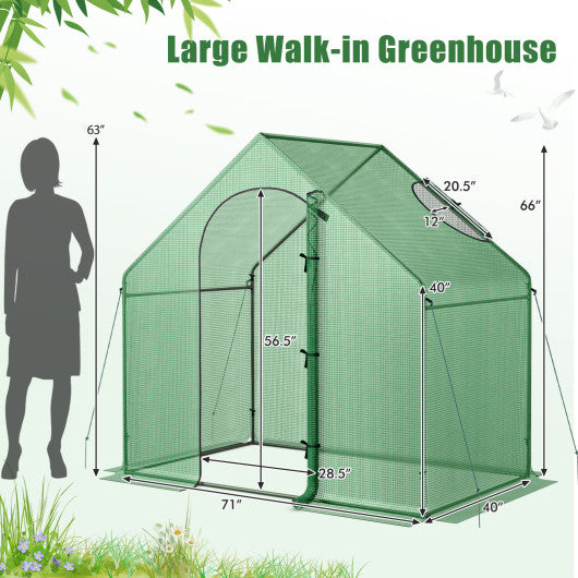 Portable Outdoor Warm House with PE Cover and Roll-up Zippered Door