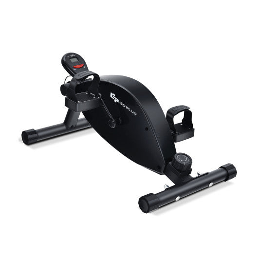Portable Under Desk Bike Pedal Exerciser with Adjustable Magnetic Resistance