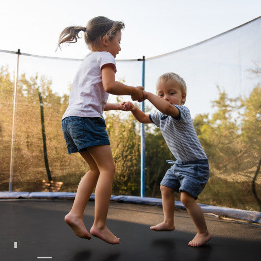 Outdoor Trampoline with Safety Closure Net-12 ft