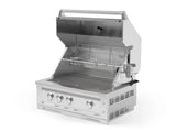 Outdoor Kitchen Grill Cart with Platinum Grill & Dual Side Burner