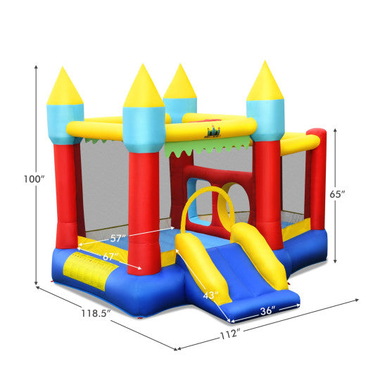 Inflatable Bounce Slide Jumping Castle Without Blower