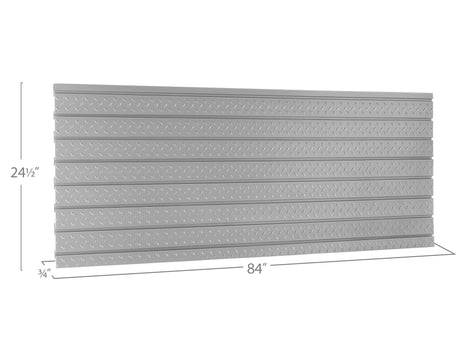 Pro Series Diamond Plate Slatwall Backsplash