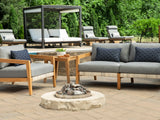 Lakeside 4 Seater Chat Set with Coffee Table and Side Table