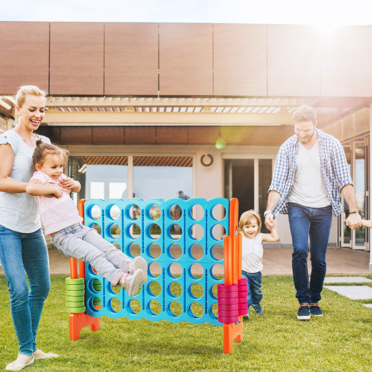 4 in A Row 4-to-Score Giant Jumbo Game Set for Family Party Holiday