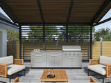 Outdoor Kitchen Stainless Steel 5 Piece Cabinet Set with 2-Door, Bar, Grill and Corner Cabinets