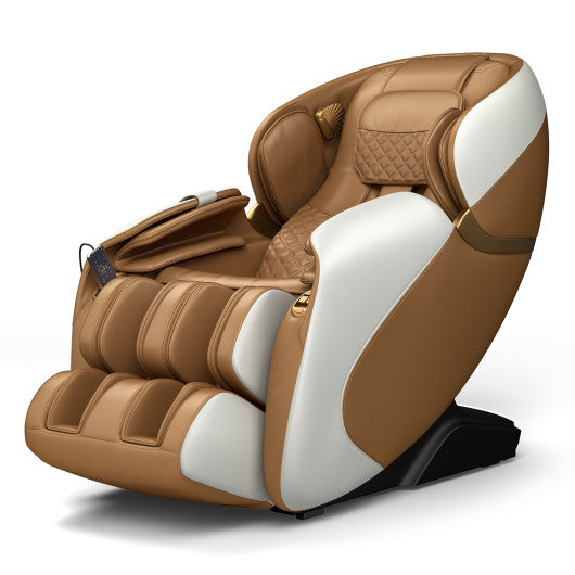 Relaxe Zero Gravity Shiatsu Massage Chair with Heating (SL-Track)-Coffee