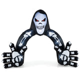 Halloween Inflatable Grim Reaper Archway with Stakes and Water Bags