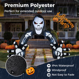 Halloween Inflatable Grim Reaper Archway with Stakes and Water Bags
