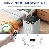 10000 BTU 4-in-1 Portable Air Conditioner with Dehumidifier and Fan Mode-White