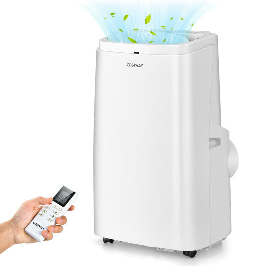 9000BTU 3-in-1 Portable Air Conditioner with Remote-White