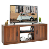 58 Inch TV Stand with 1500W Faux Fireplace for TVs up to 65 Inch-Vintage