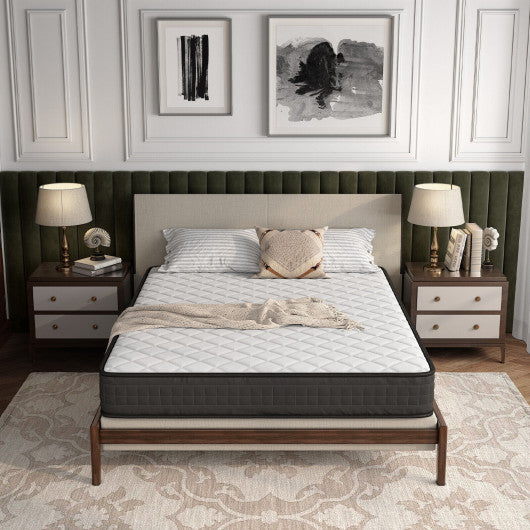 8 Inch Breathable Memory Foam Bed Mattress Medium Firm for Pressure Relieve-Full Size