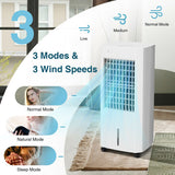 3-in-1 Evaporative Air Cooler with 3 Modes-White