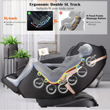 Enjoyment 13 - 3D SL-Track Full Body Zero Gravity Massage Chair with Thai Stretch-Black