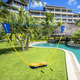 Portable Badminton Set Outdoor Sport Game Set with 2 Shuttlecocks