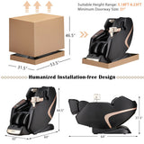 Enjoyment 13 - 3D SL-Track Full Body Zero Gravity Massage Chair with Thai Stretch-Black