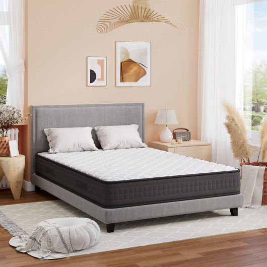 8 Inch Breathable Memory Foam Bed Mattress Medium Firm for Pressure Relieve-King Size