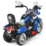 6V 3 Wheel Kids Motorcycle-Blue