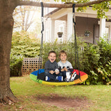 40-Inch Flying Saucer Tree Swing Outdoor Play Set with Easy Installation Process for Kids