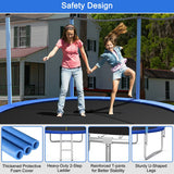 Outdoor Trampoline with Safety Closure Net-10 ft