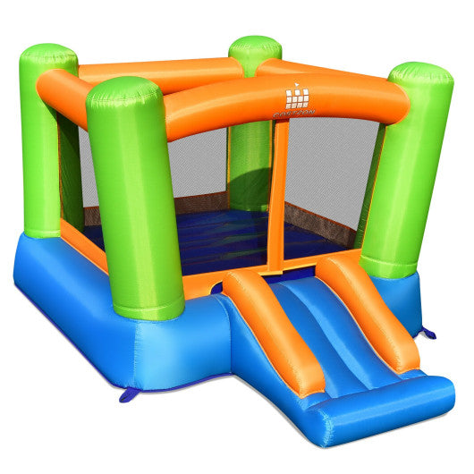 Kids Inflatable Bounce House without Blower for Indoor and Outdoor