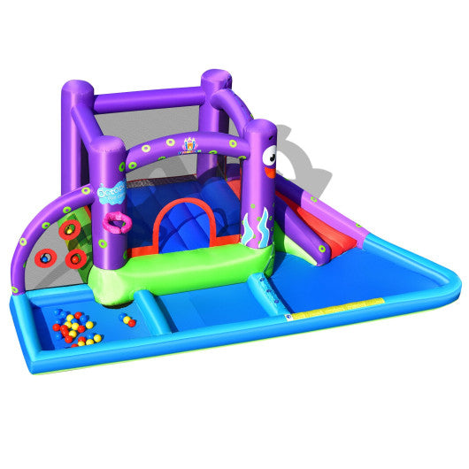 Inflatable Water Slide Castle without Blower