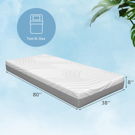3D Bed Mattress Gel Memory Foam Convoluted Foam for Adjustable Bed-8 inches