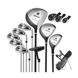 Men’s Profile Complete Golf Club Package Set Includes 10 Pieces-Gray