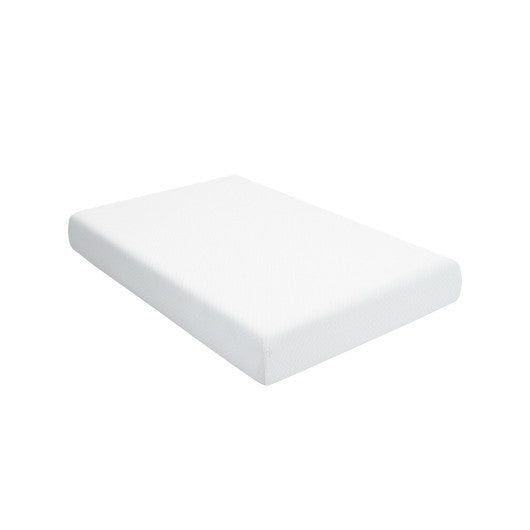 10 Inch Air Foam Pressure Relief Bed Mattress with Jacquard Soft Cover-Twin Size