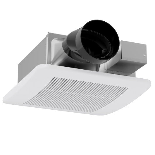 50/80/110 CFM Ceiling Mount Bathroom Fan with Pick-A-Flow and 4 Inches Duct