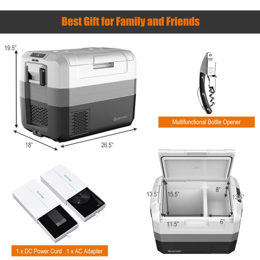 58 Quart Portable Electric Camping Car Cooler