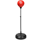 Adjustable Height Punching Bag with Stand Plus Boxing Gloves for Both Adults and Kids