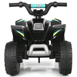 6V Kids Electric ATV 4 Wheels Ride-On Toy -Black