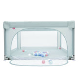 Large Safety Play Center Yard with 50 Balls for Baby Infant-Blue