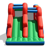 3-in-1 Dual Slides Jumping Castle Bouncer without Blower