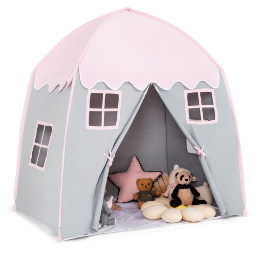 Portable Indoor Kids Play Castle Tent-Pink