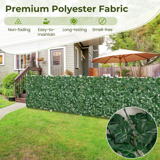 120 x 40  Inch Artificial Ivy Privacy Fence
