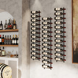 6/9/12-Bottle Rustproof Wall-Mounted Wine Rack-XL
