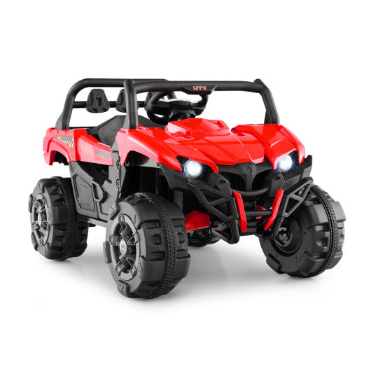 12V Battery Powered Electric Vehicle with Remote Control and 3 Speeds-Red