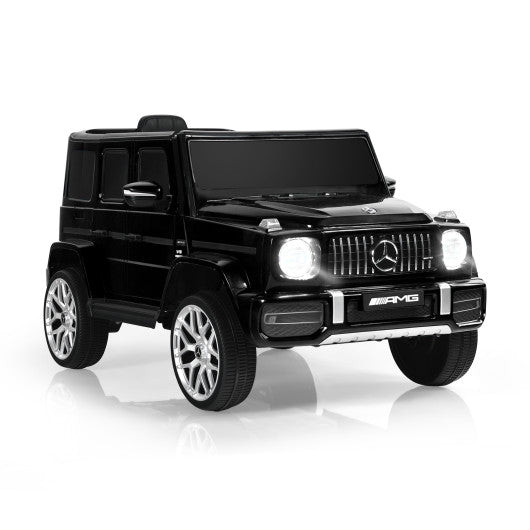 12V Mercedes-Benz G63 Licensed Kids Ride On Car with Remote Control-Black