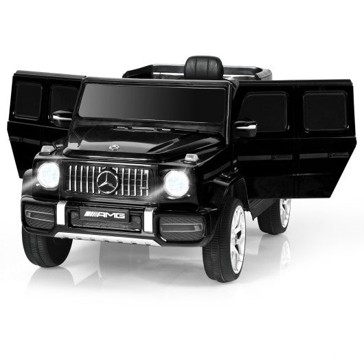 12V Mercedes-Benz G63 Licensed Kids Ride On Car with Remote Control-Black