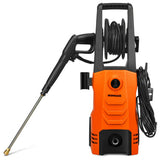 3500PSI Electric Pressure Washer with Wheels-Orange