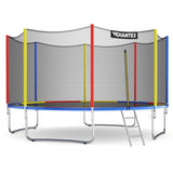 14 Feet Trampoline with Safety Enclosure Net and Ladder Outdoor for Kids Adults