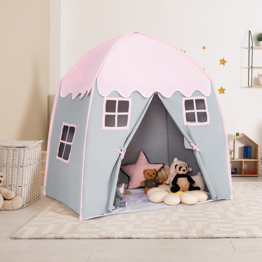 Portable Indoor Kids Play Castle Tent-Pink